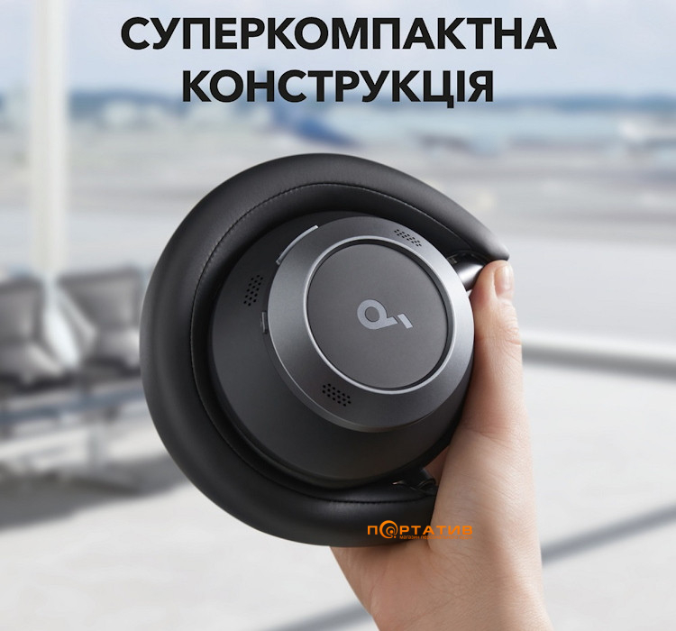 Наушники Anker SoundCore Space One Pro Jet Black (A3062G11)