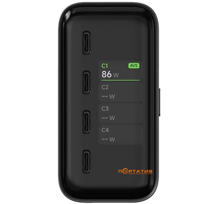 Зарядное устройство Satechi ChargeView 140W Desktop Black (ST-C4CV140C-EU)