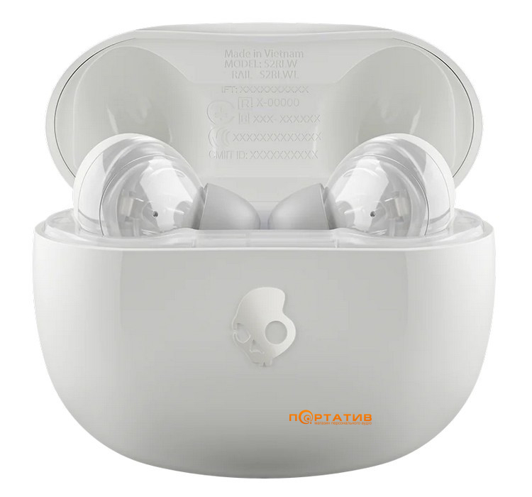 Наушники Skullcandy Rail ANC Bone Orange Glow (S2IPW-S951)