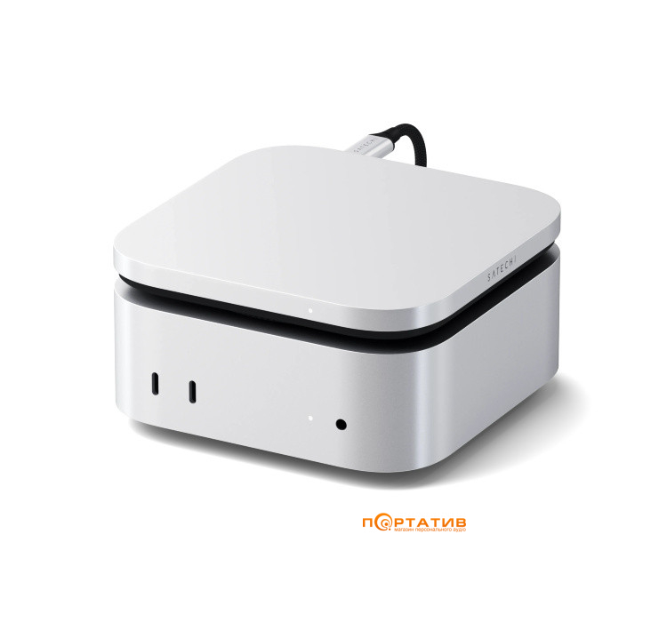 Внешний карман Satechi USB4 Slim NVMe SSD Enclosure Silver (ST-EU4SNSS)