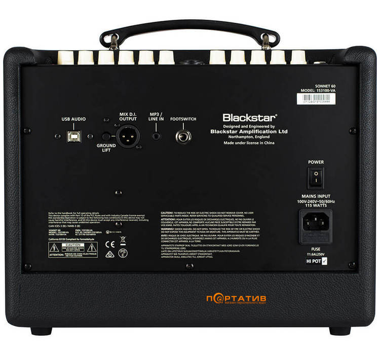 Комбоусилитель Blackstar Sonnet 60 Acoustic Black