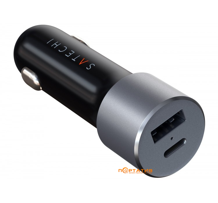 Satechi 72W Type-C PD Car Charger Space Grey (ST-TCPDCCM)