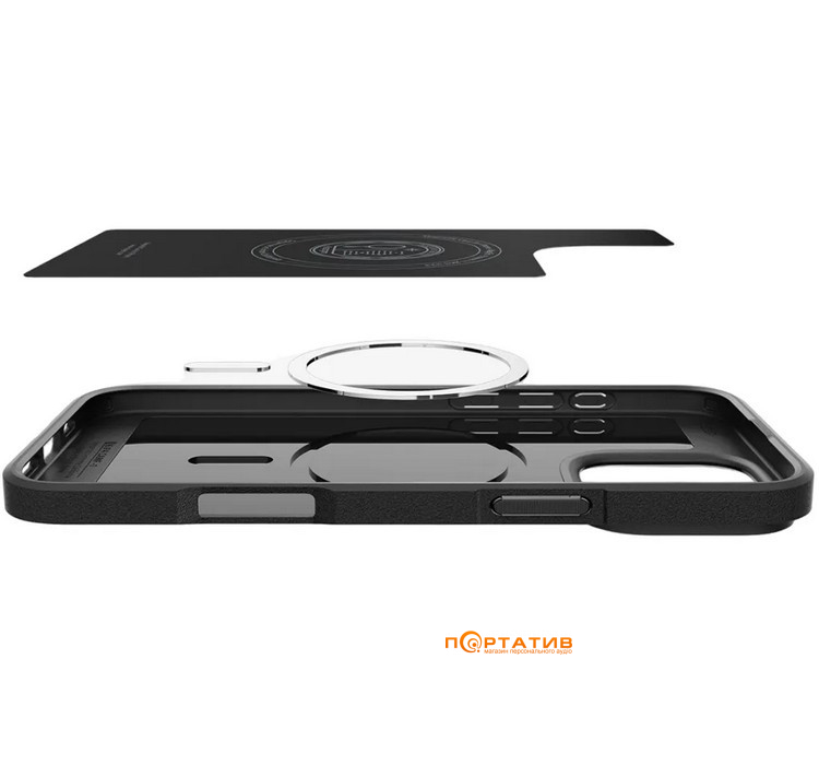 Чехол Spigen для Apple iPhone 16 Pro, Core Armor MagFit, Matte Black (ACS08158)