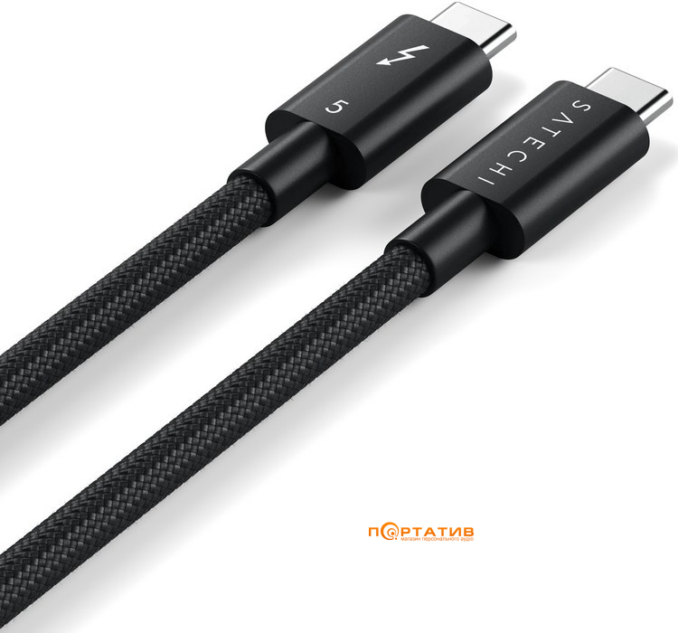 Кабель Satechi Thunderbolt 5 Pro 240W Black 1m (ST-YTB5100K)