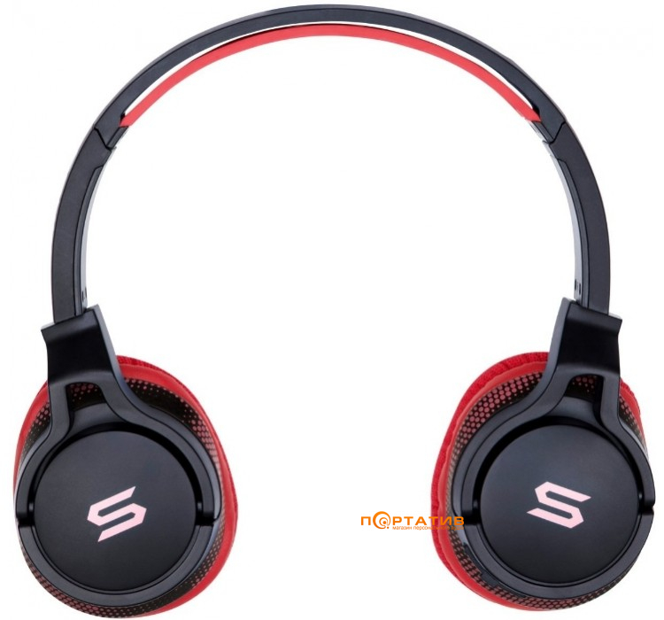 Soul Transform Wireless Over-Ear Sports Bluetooth Headphones Red