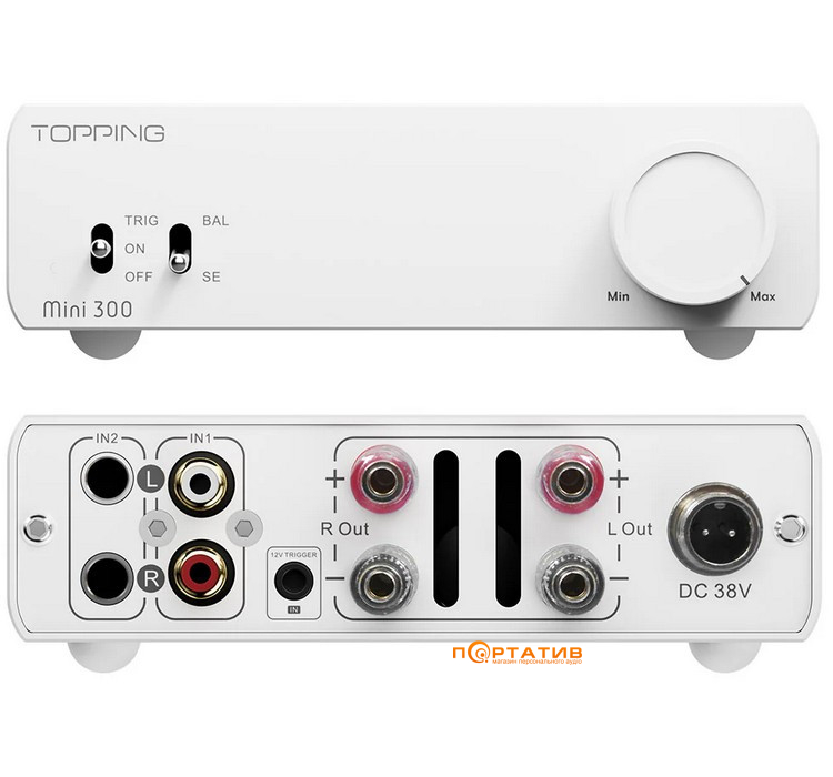 Підсилювач Topping Mini 300 White