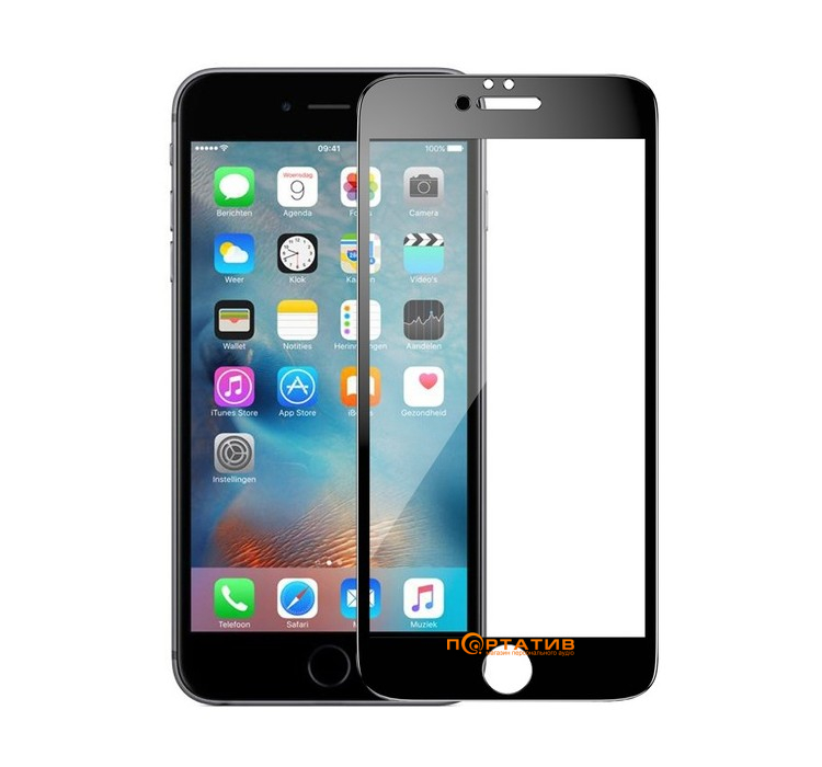 PRO+ iPhone 6/6S Glass 5D Screen Protector Black