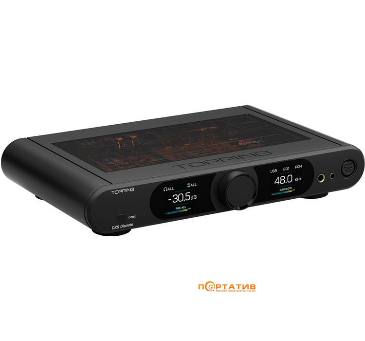 ЦАП с усилителем для наушников Topping DX9 Discrete Black