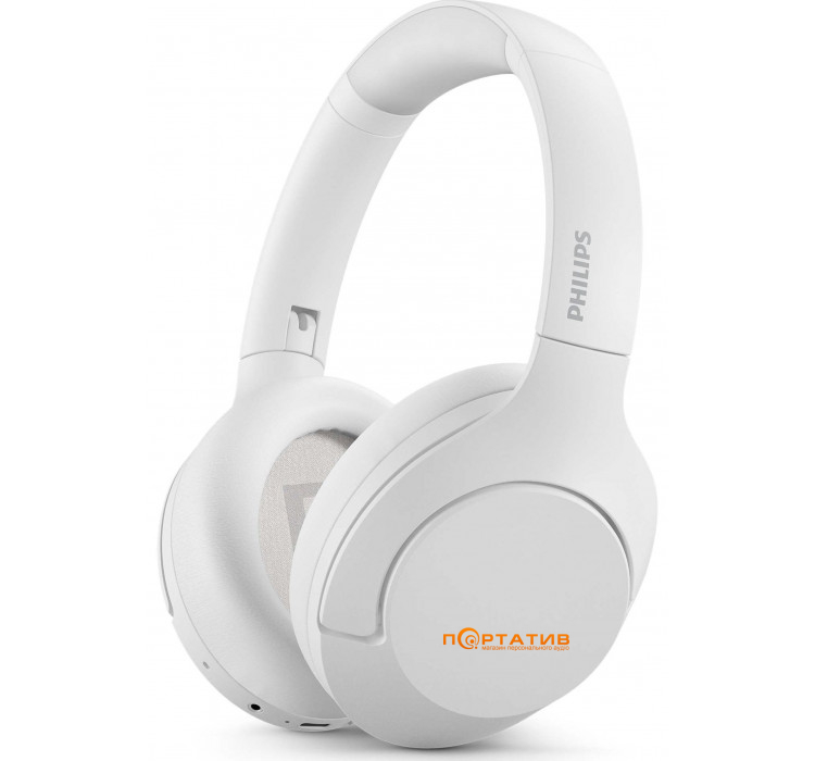 Наушники Philips TAH8506 Over-ear ANC Hi-Res Wireless Mic White (TAH8506WT/00)