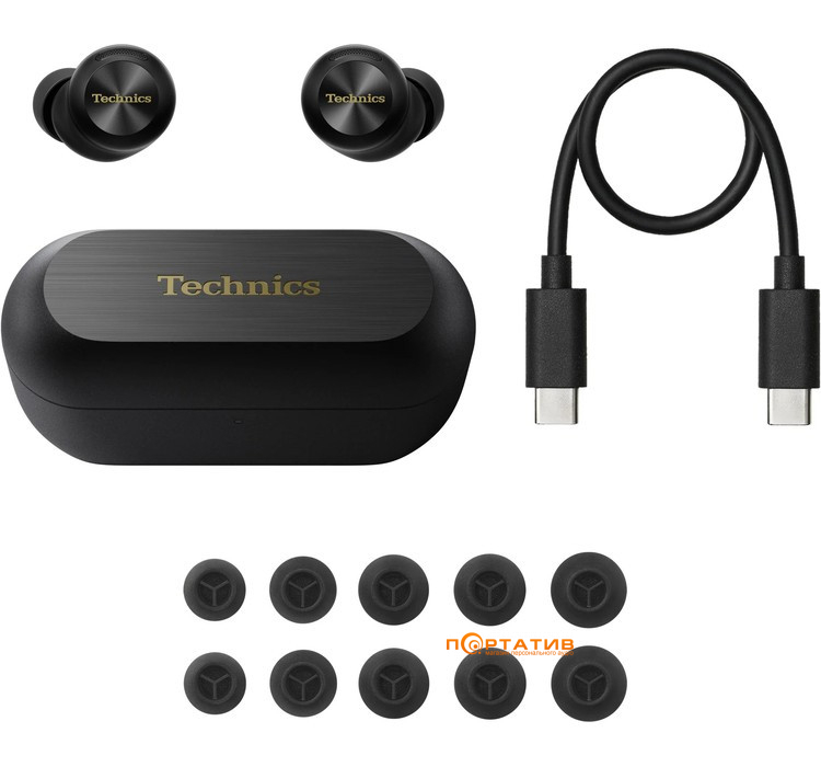 Навушники Technics EAH-AZ100 Black (EAH-AZ100-K)