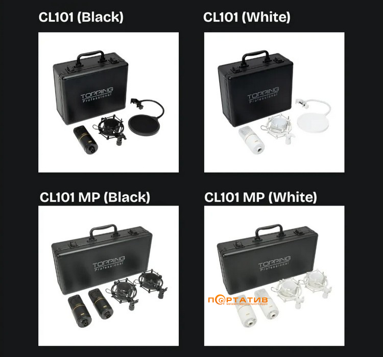 Мікрофон Topping Professional CL101 MP Black