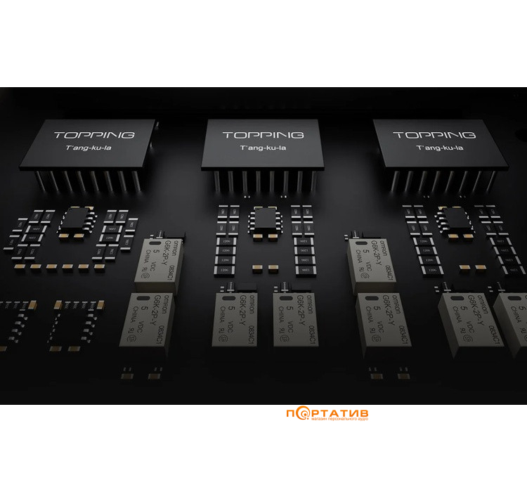 Підсилювач для навушників Topping A900 Silver