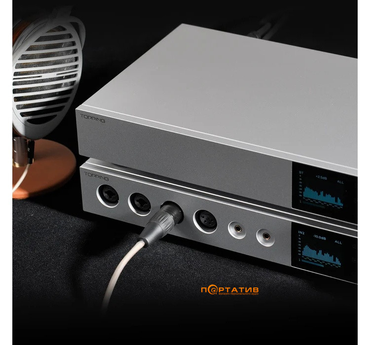 Підсилювач для навушників Topping A900 Silver