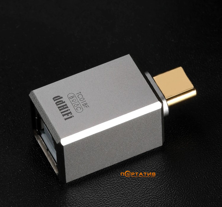 Адаптер DD HiFi TC01BF (USB-C Male to USB-B Female)