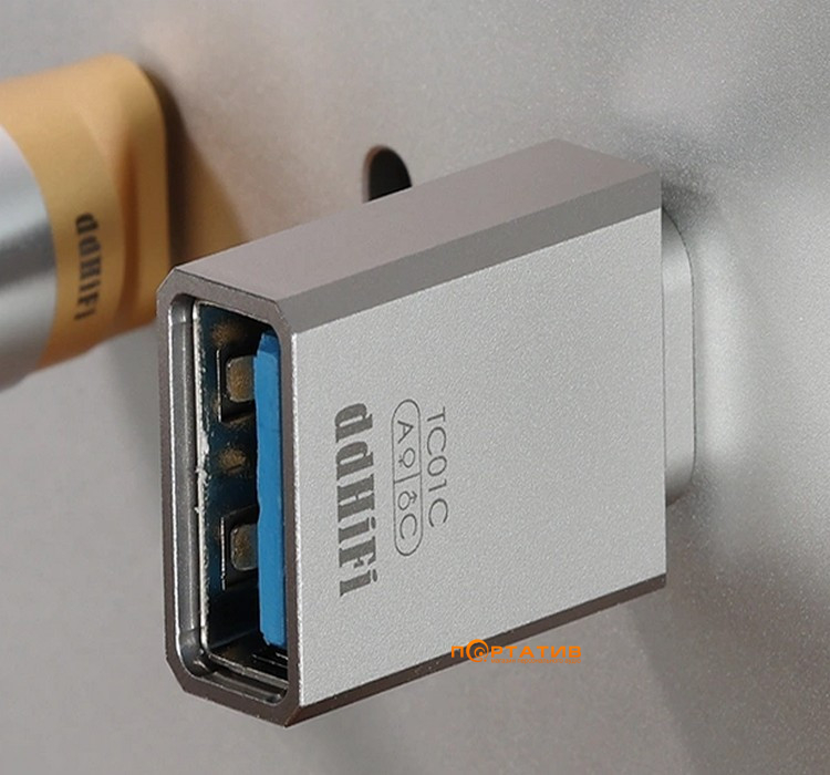 Адаптер DD HiFi TC01C (USB-C Male to USB-A Female)
