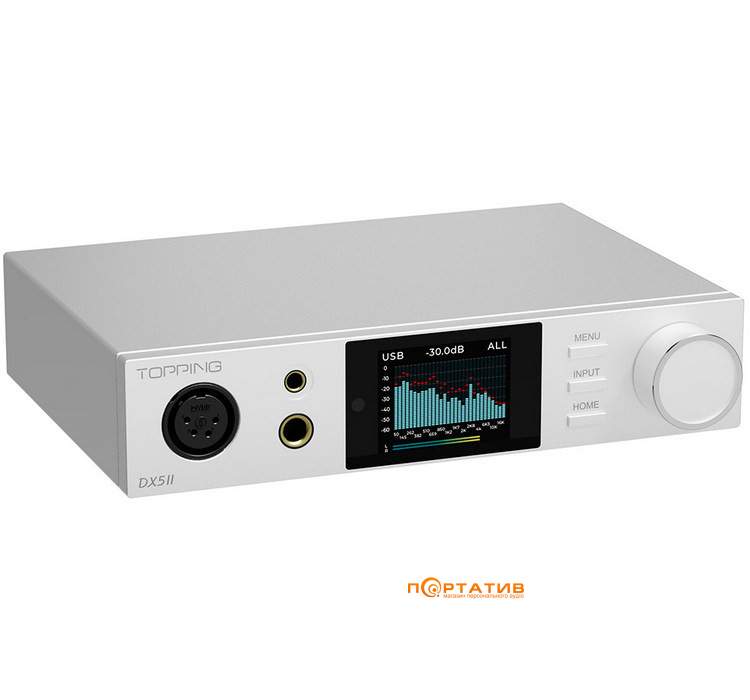 ЦАП із підсилювачем для навушників Topping DX5 II Silver