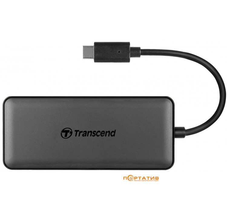 Хаб Transcend 6-in-1 USB 3.1 Type-C Black (TS-HUB5C)