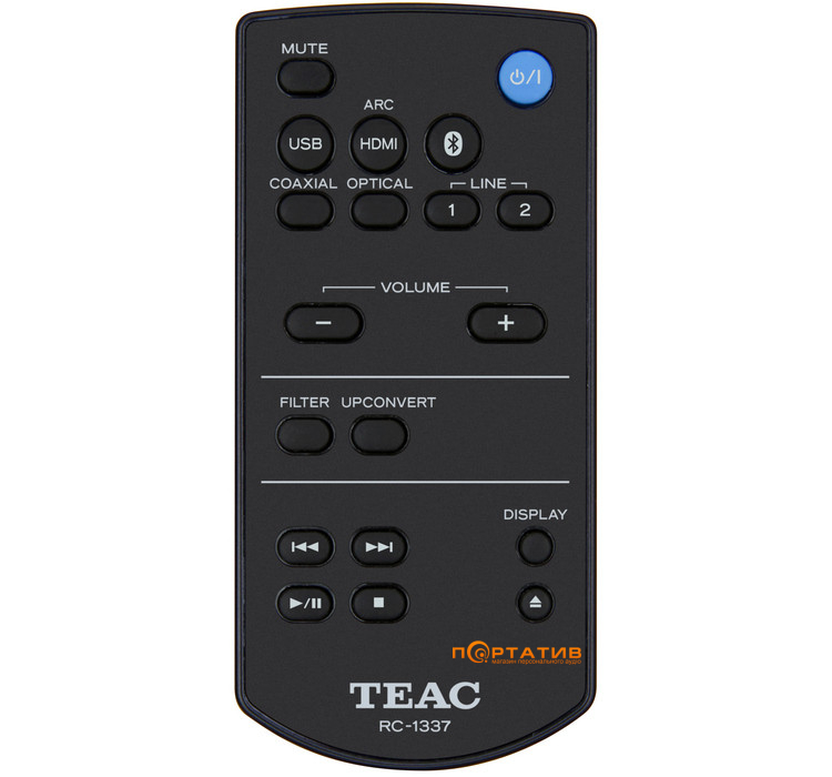 Інтегральний підсилювач з ЦАП/Bluetooth ресивером TEAC AI-303-B