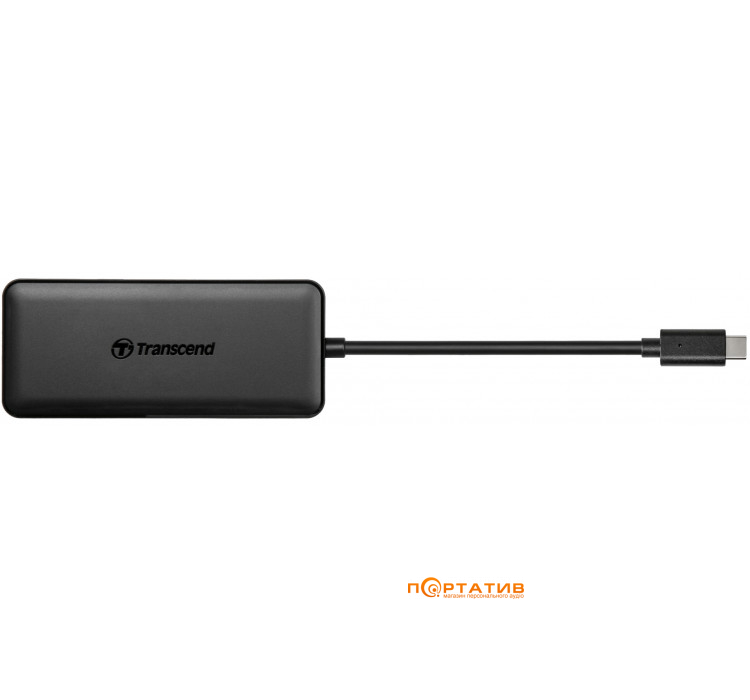 Хаб Transcend 6-in-1 USB 3.1 Type-C Black (TS-HUB5C)