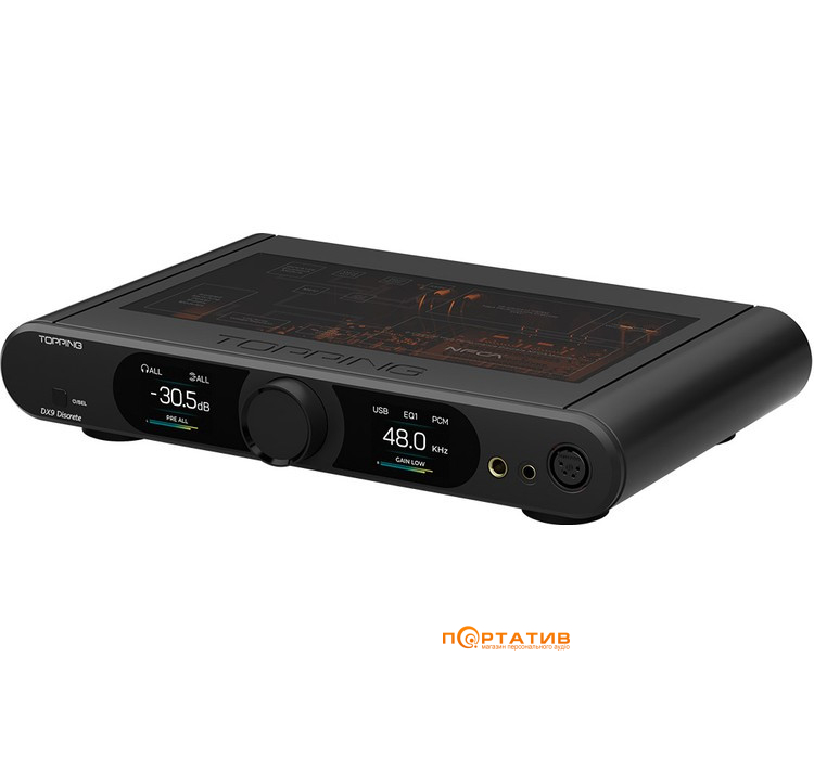 ЦАП с усилителем для наушников Topping DX9 Discrete Black
