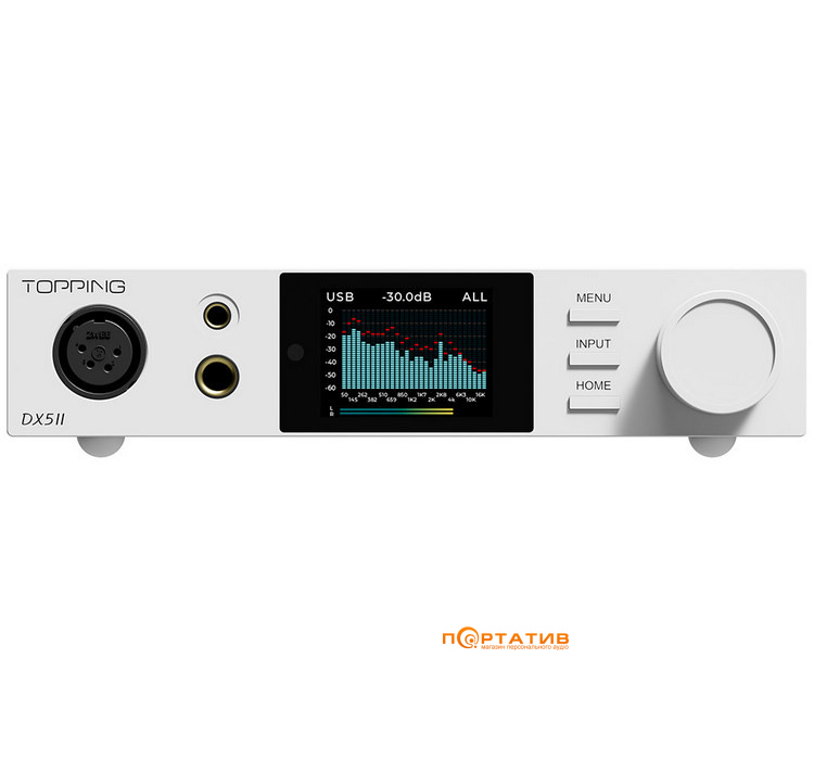 ЦАП із підсилювачем для навушників Topping DX5 II White
