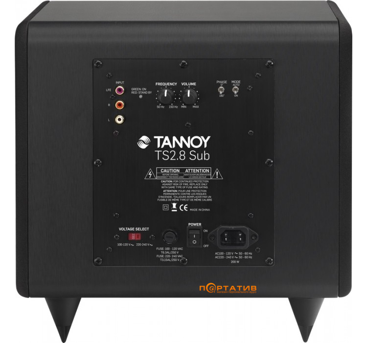Tannoy TS 2.8 BLACK OAK