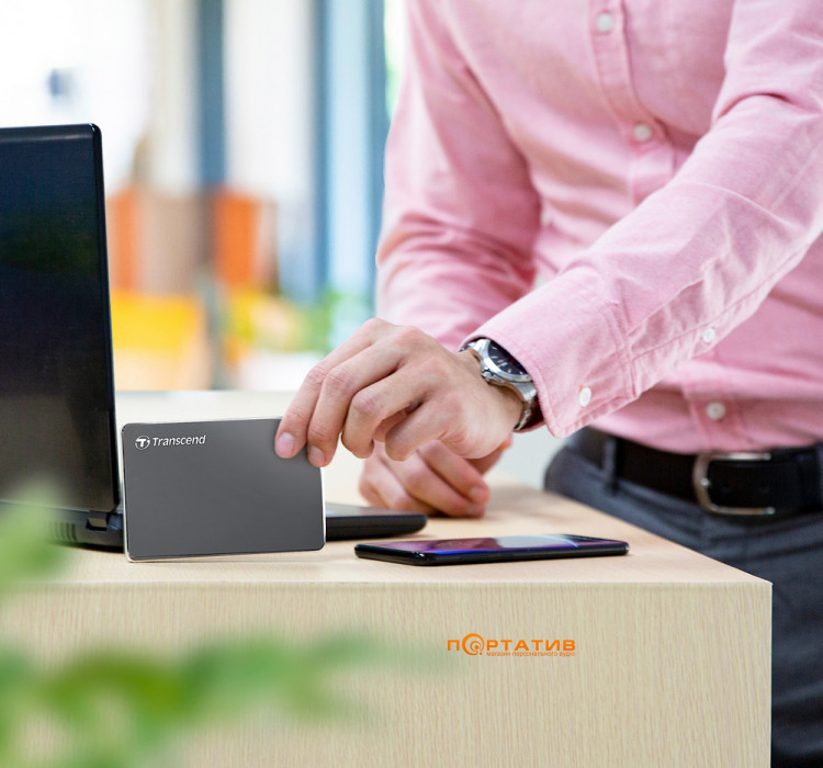 USB HDD накопитель Transcend StoreJet 25C3 1TB USB 3.0 (TS1TSJ25C3N)