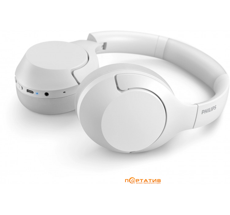 Наушники Philips TAH8506 Over-ear ANC Hi-Res Wireless Mic White (TAH8506WT/00)