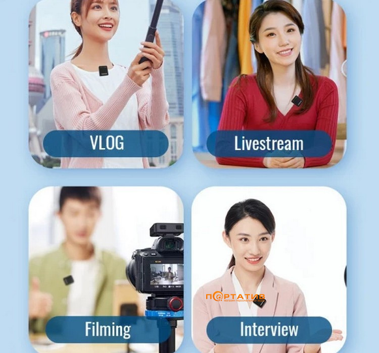 Микрофон Takstar V1 Single Wireless Lavalier Video Microphone
