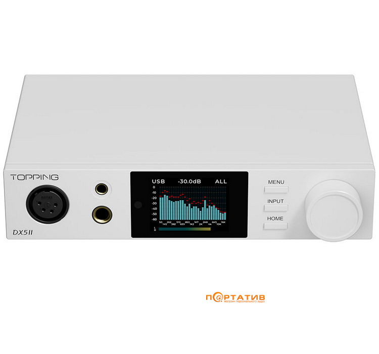 ЦАП із підсилювачем для навушників Topping DX5 II White