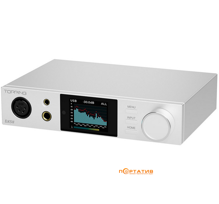 ЦАП із підсилювачем для навушників Topping DX5 II Silver