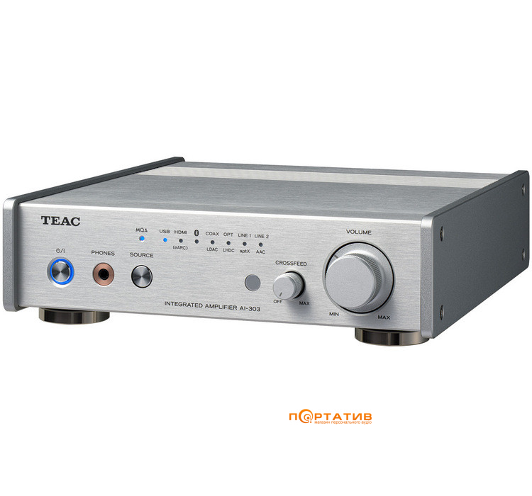Інтегральний підсилювач з ЦАП/Bluetooth ресивером TEAC AI-303-S