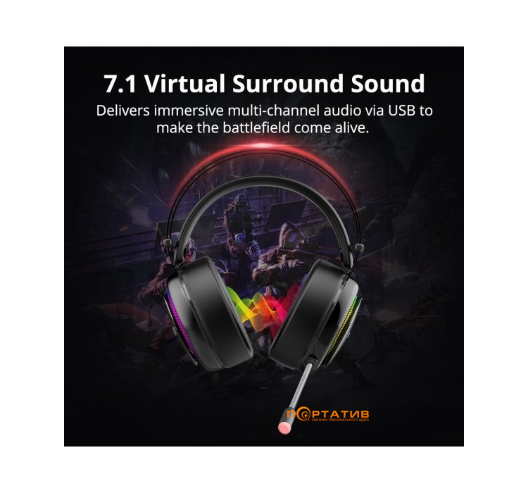 Tronsmart Glary Gaming Headset 7.1 Virtual Sound