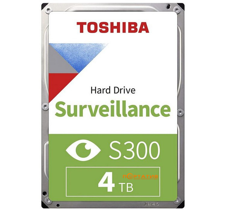 Жорсткий диск Toshiba S300 4TB (HDWT840UZSVA)