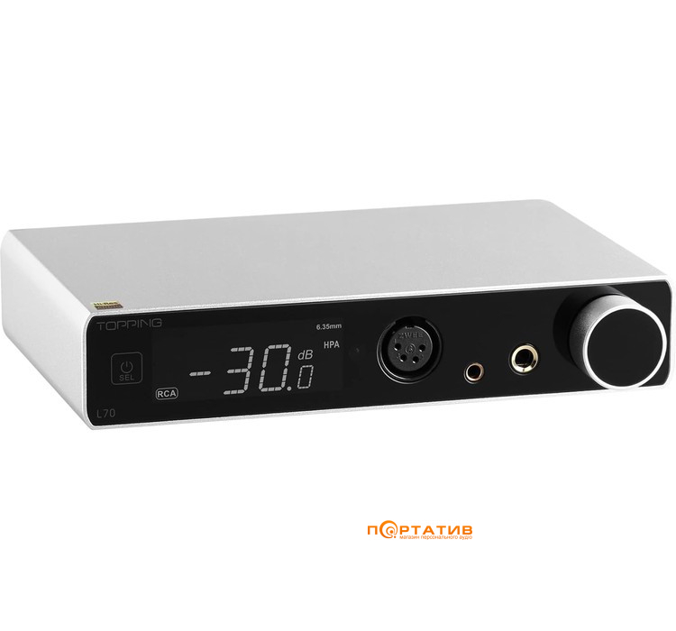 Усилитель для наушников Topping L70 Silver