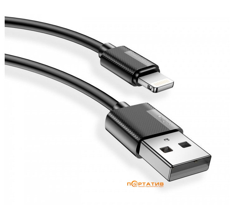 Кабель T-Phox Nets T-L801 Lightning 2m Black