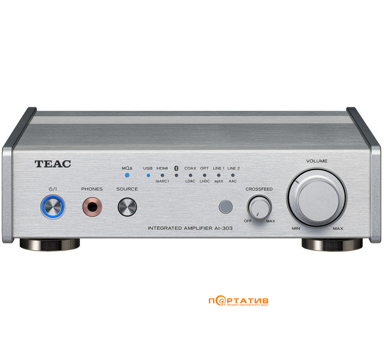 Інтегральний підсилювач з ЦАП/Bluetooth ресивером TEAC AI-303-S