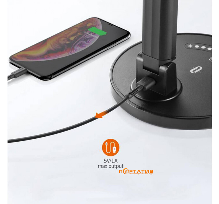 Лампа TaoTronics Dimmable LED Lamp, Desk Lamp with USB Charging Port, Touch Control (TT-DL13)