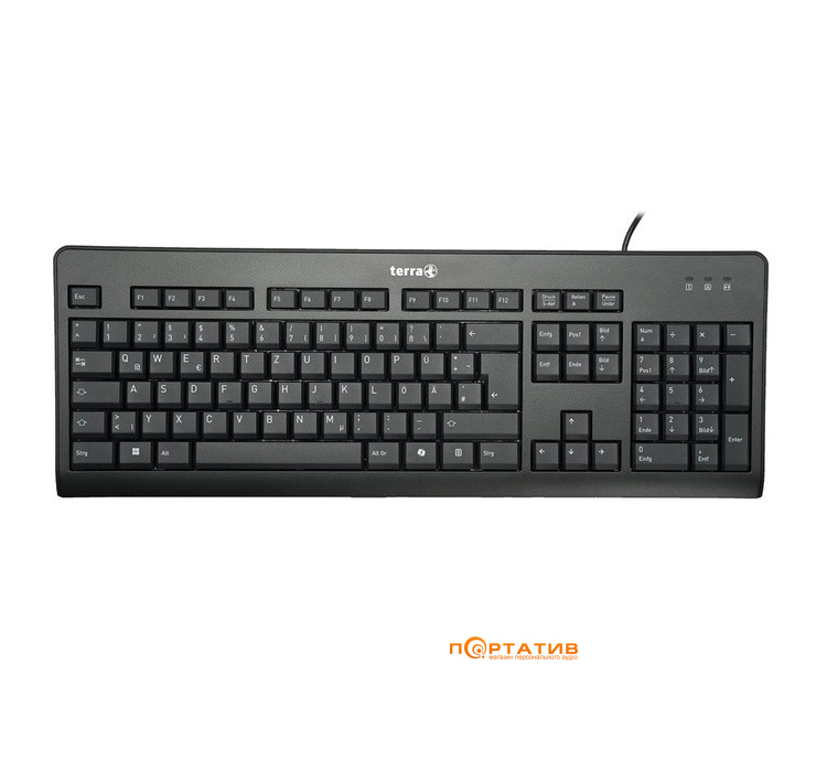 Клавиатура TERRA Keyboard 1500 Copilot Corded USB Black UA (2810745)