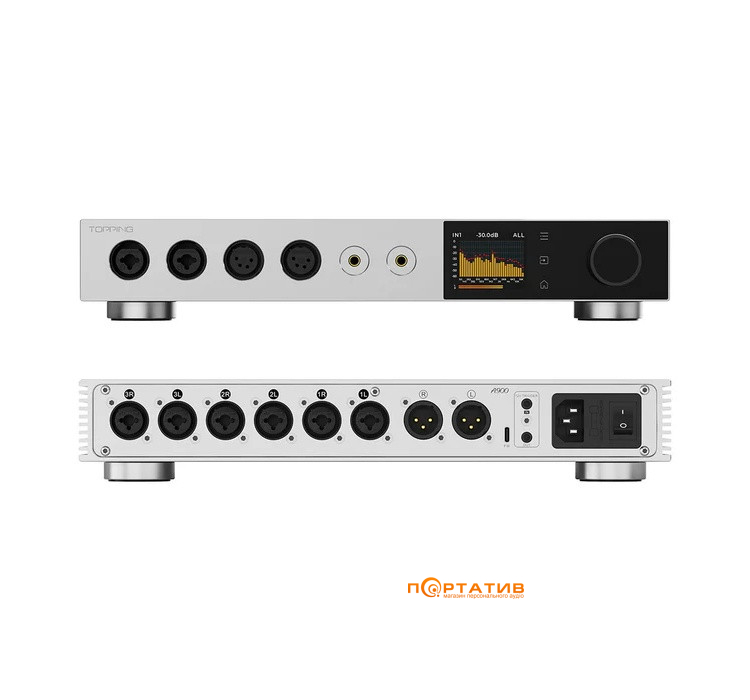Підсилювач для навушників Topping A900 Silver