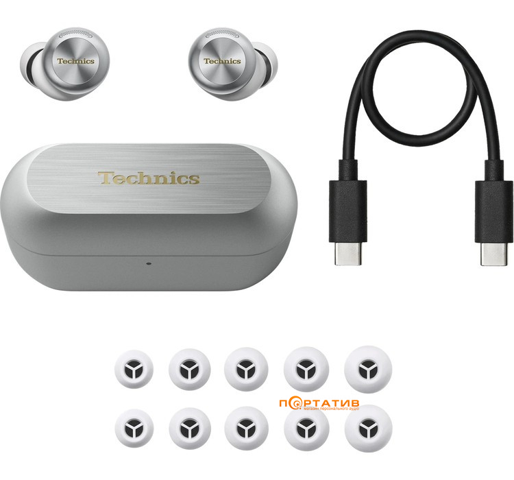 Наушники Technics EAH-AZ100 Silver (EAH-AZ100-S)