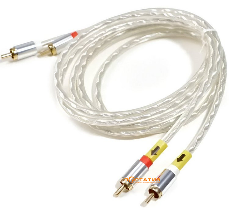 Кабель Tone Factory RCA cable Silver 1.2m