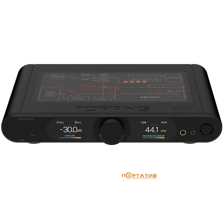 ЦАП с усилителем для наушников Topping DX9 Black