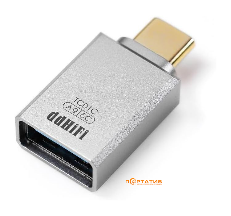 Адаптер DD HiFi TC01C (USB-C Male to USB-A Female)