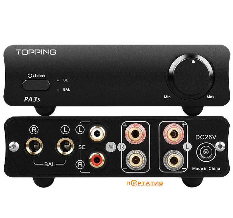 Підсилювач Topping PA3s Black