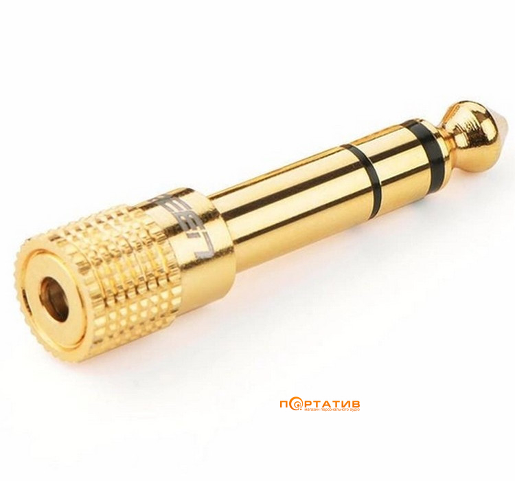 Переходник UGREEN 6.5mm Male to 3.5mm Female Adapter Gold (20503)