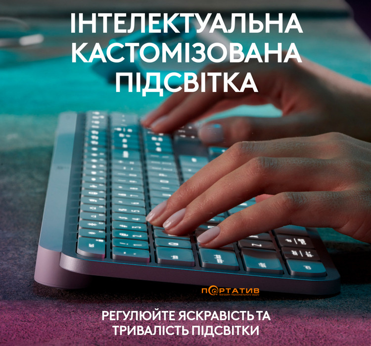 Клавіатура Logitech MX Keys S Pale Grey UA (920-011588)