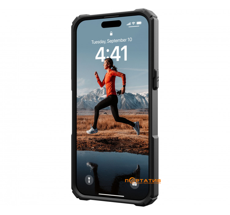 Чехол UAG для Apple iPhone 15 Pro Max Plasma XTE, Black/Orange (114441114097)