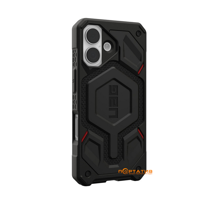 Чехол UAG iPhone 17, Monarch Pro MagSafe, Kevlar Black (114516113940)
