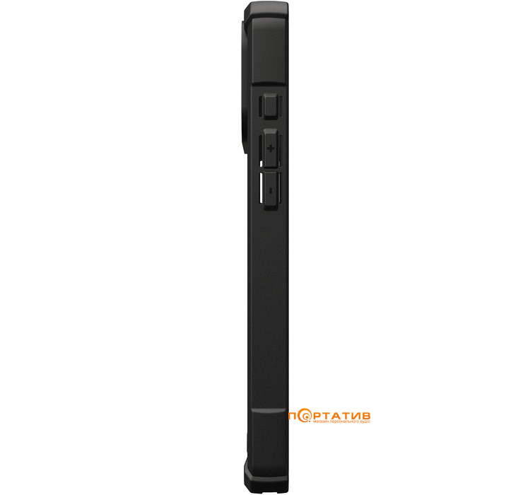 Чохол UAG iPhone 17 Pro Max, Plasma XTE MagSafe, Black/Pop Orange (114528114097)